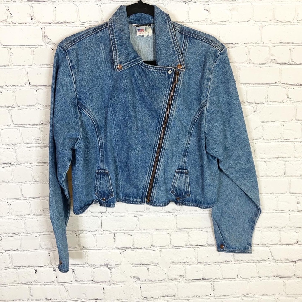 SOLD Vintage Rockies Blue Jean, Zip Up Jacket